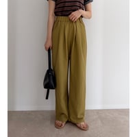 《AMIE original》テンセルタックイージーワイドパンツ / mustard