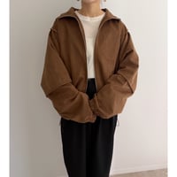 スウェードジップジャケット