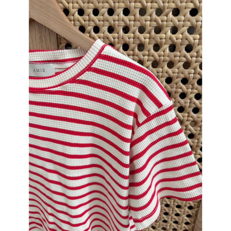 Waffle Border Tee