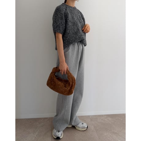 《AMIE original》 Fluffy Mix Knit / gray