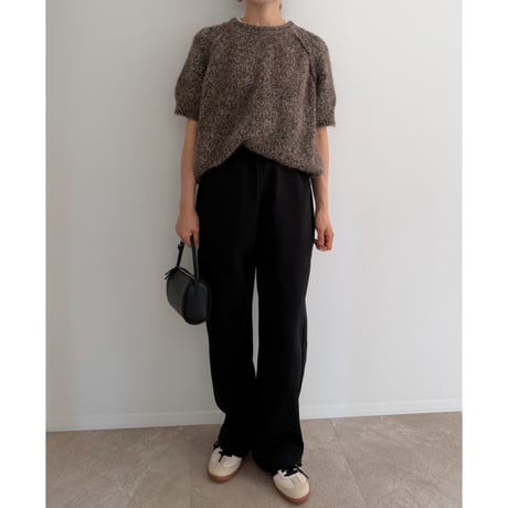 《AMIE original》 Fluffy Mix Knit / brown