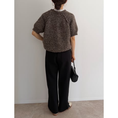 《AMIE original》 Fluffy Mix Knit / brown