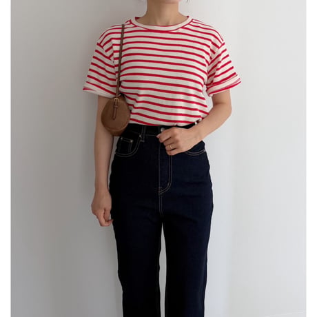 Waffle Border Tee