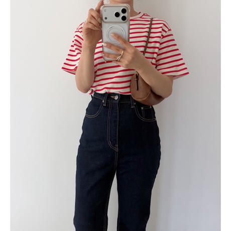 Waffle Border Tee