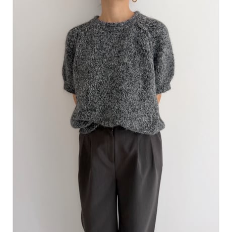 《AMIE original》 Fluffy Mix Knit / gray