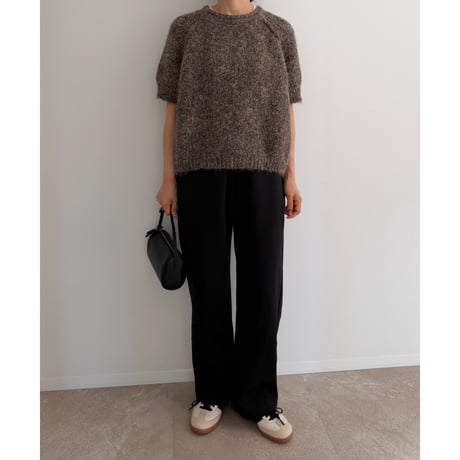 《AMIE original》 Fluffy Mix Knit / brown