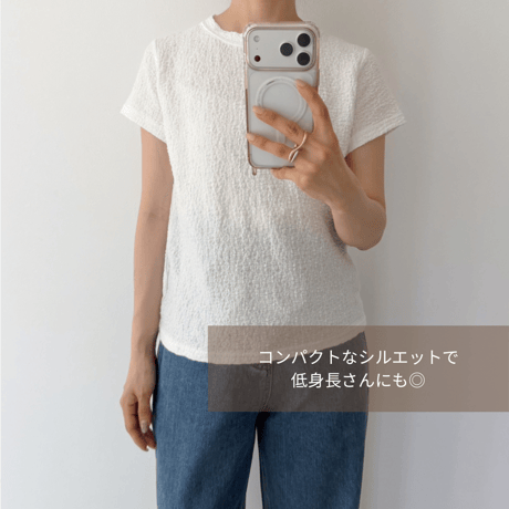 ぽこぽこシンプルT / 2color