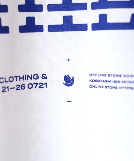 CHILK 5th anniversary T-shirt (WHITE) × sticker set