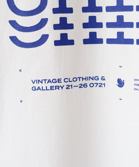 CHILK 5th anniversary T-shirt (WHITE) × sticker set