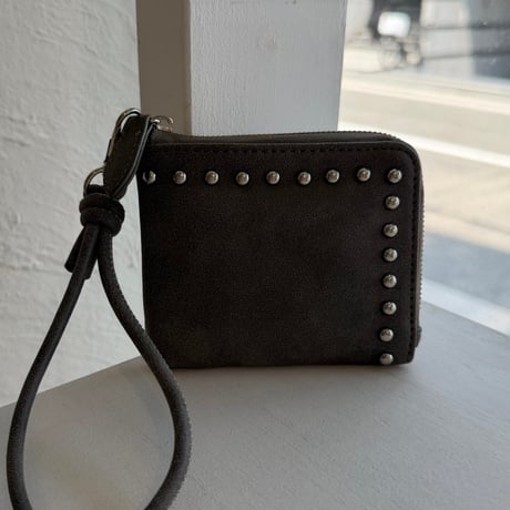 2607GS072(S)/ Studs Strap Wallet（Gray）