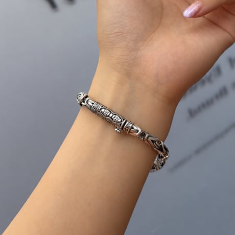 【Select】 IM26AC_BRL043 / Byzantine Chain Bracelet（Silver）