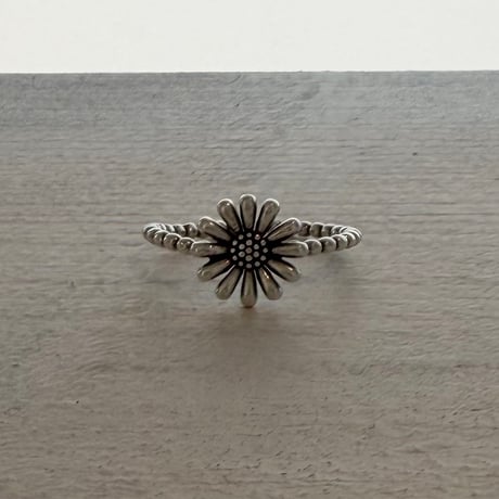 2508RG0675 / Ball line mini Daisy ring（Silver）