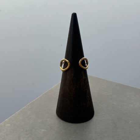 2608RG0826 / Oval wave design ring（Gold）