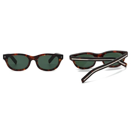 【 Legit Eyewear 】Sunglasses Rokujō (Demi/Green)