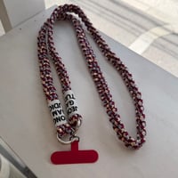 2608GS074(S)/ Multicolored Smartphone Strap (Red)