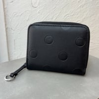 2609GS077 (S)/ Embossed Dot Two-fold Wallet（Black）