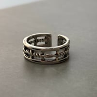 2610RG0846 / Barbed Wire Open  ring （Silver）