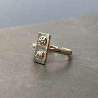 2609RG0839 /  Rectangle plate ring （Silver）