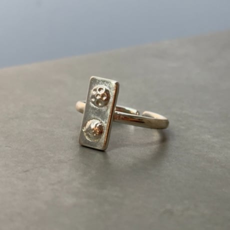 2609RG0839 /  Rectangle plate ring （Silver）