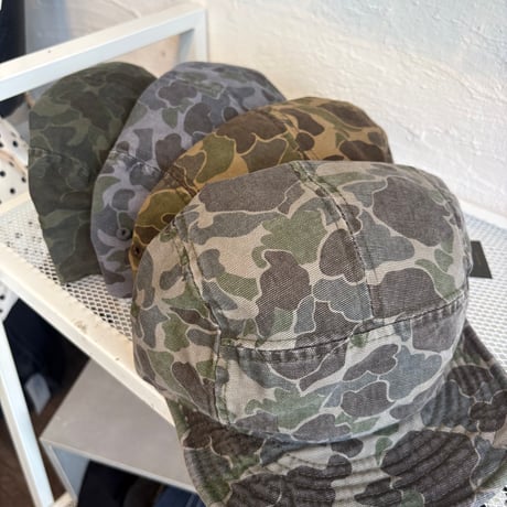 2607HW069(S) / Vintage Wash Camo Cap (SAND)