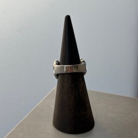 【Select】IM26AC_RG029/ Vintage Crest Ring #1 / Stainless Steel（Silver）