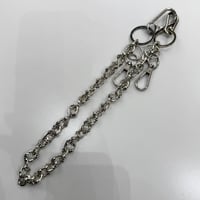 【Select】IM26AC_WC003/ Skull Chain Design Wallet Chain（Silver）