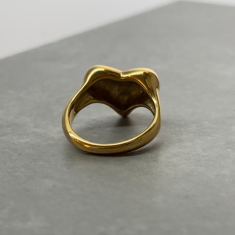 2609RG0834 / Puffy heart ring （Gold）