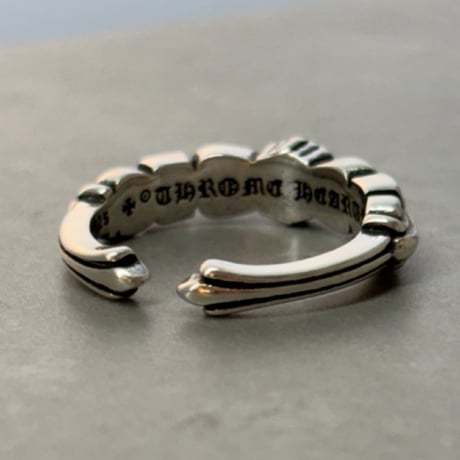 2609RG0841 /  Carved cross motif ring （Silver）