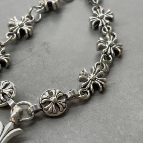 2609BR0150 / Cross charm link bracelet（Silver）