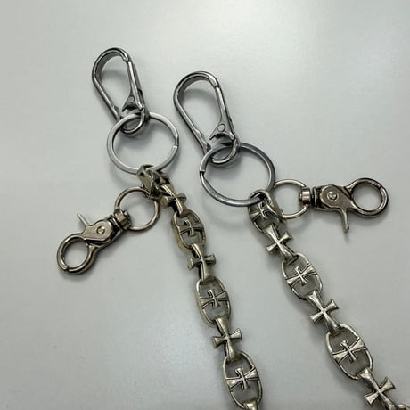 【Select】IM26AC_WC001/ Cross Design Wallet Chain（Silver）