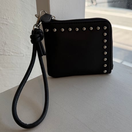 2607GS072(S)/ Studs Strap Wallet（Black）