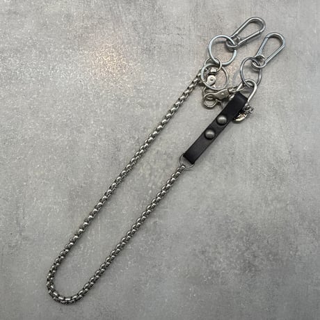 【Select】IM26AC_WC010/ Heavy Box Link Wallet Chain（Silver）