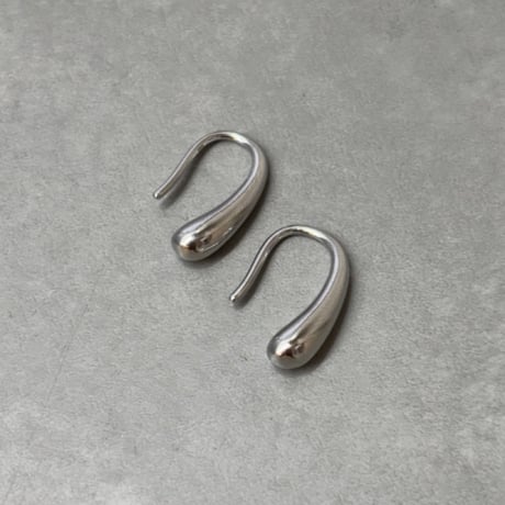 2608PR0855 / Drop curve metal pierce（Silver）