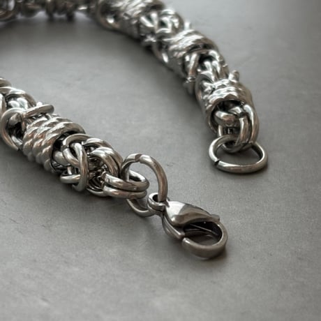 2607BR0143/ Volume Rope Chain bracelet（Silver）