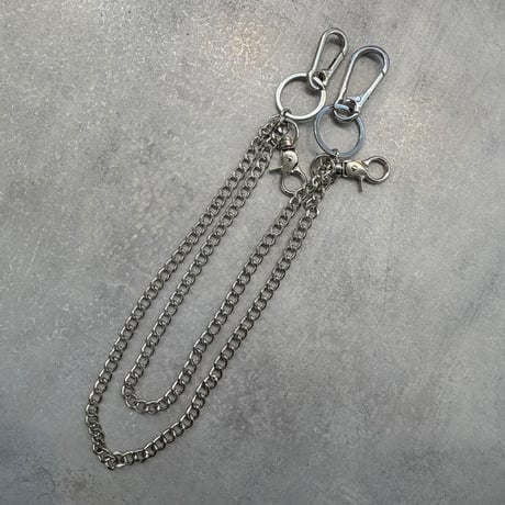 【Select】IM26AC_WC014 / Double Curb Link Wallet Chain（Silver）