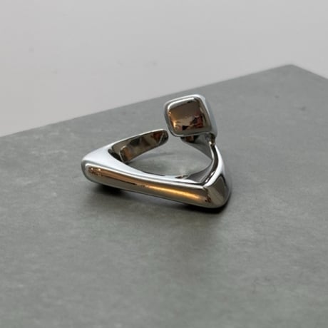 【Select】IM26AC_RG060 / Bold Square Ring（Silver）