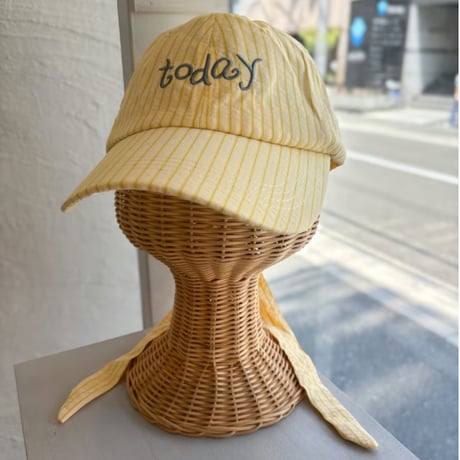 2607HW071(S) / Back Ribbon Stripe Cap（Yellow）