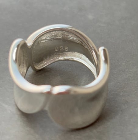 2610RG0845 / Wide Wave Chunky ring （Silver）