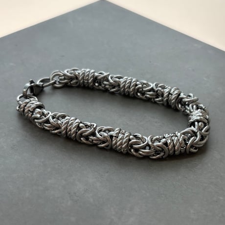 2607BR0143/ Volume Rope Chain bracelet（Silver）