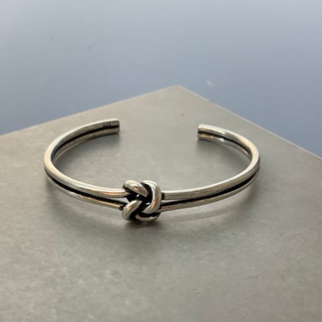 【Select】IM25AC_BRL012 / Braided Bangle （Silver）