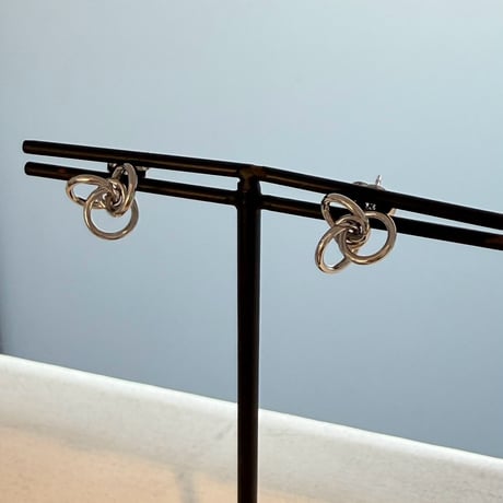 2607PR0849 / Twist Circle Connect pierce（Silver）