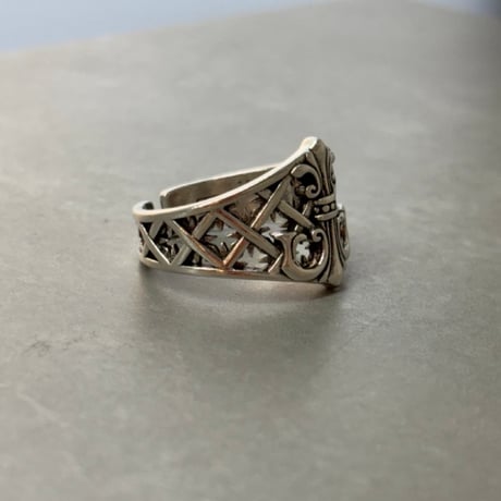 2609RG0842 /   Openwork cross ring （Silver）