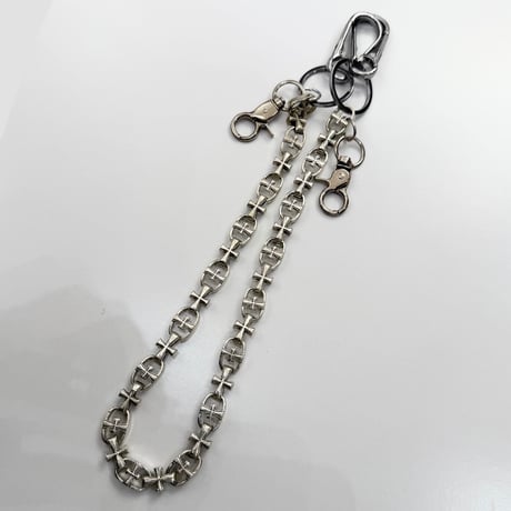 【Select】IM26AC_WC001/ Cross Design Wallet Chain（Silver）