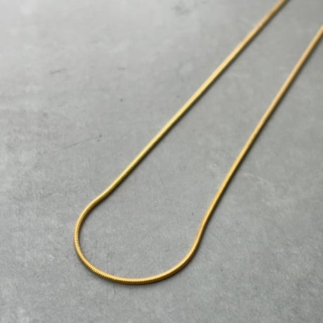 2610NC0410 / Snake Chain Necklace（Gold）