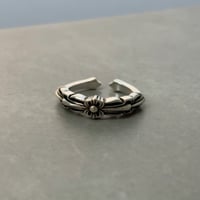 2609RG0841 /  Carved cross motif ring （Silver）
