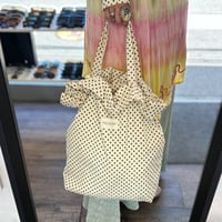 2607BG055(S)/ Dot Lace Tote Bag（White）