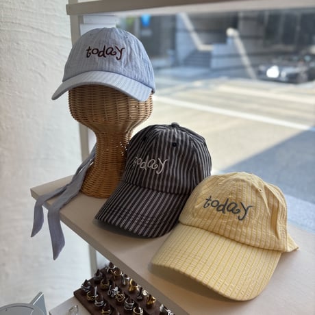 2607HW071(S) / Back Ribbon Stripe Cap（Black）