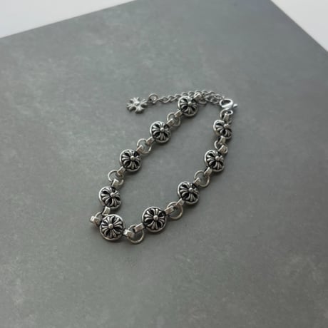2608BR0148 / Cross ball link bracelet（Silver）