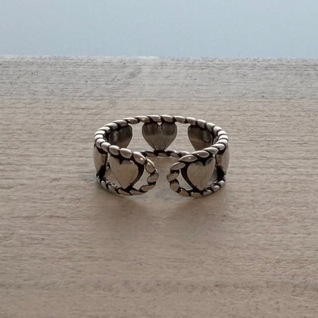 2608RG0830 / Rope line Heart motif ring（Silver）