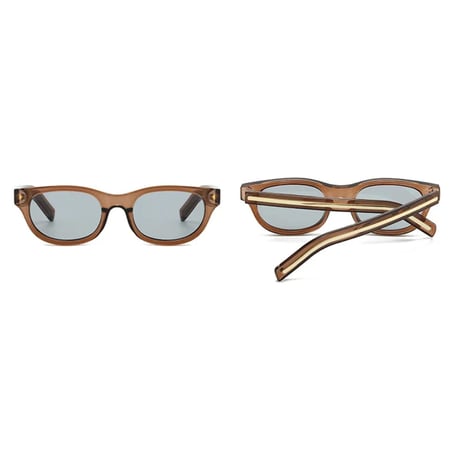 【 Legit Eyewear 】Sunglasses Rokujō (Tea/Lt Grey)
